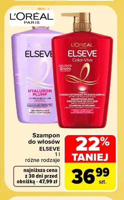 Szampon do włosów Elseve L'Oréal promocja w Carrefour