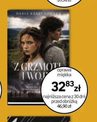 Książka Z grzmotem i wojną Daria Kaszubowska oprawa miękka promocja w Empik