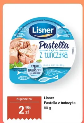 Pastella pasta z tuńczyka promocja w Dino