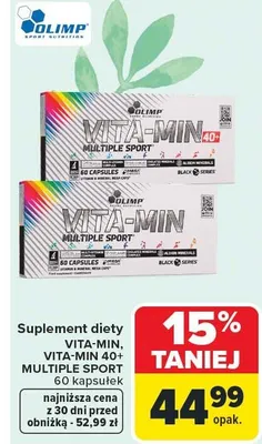 Suplement diety 60 kapsułek różne rodzaje promocja w Carrefour