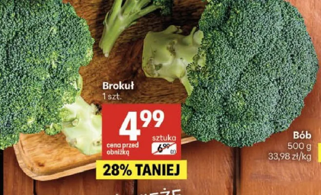 Brokuł promocja w Delikatesy Centrum