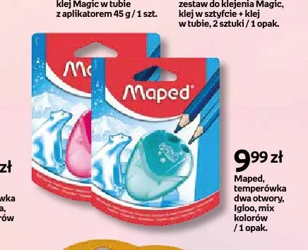 Temperówka dwa otwory Maped Igloo promocja w Empik