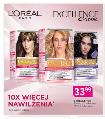 Farba do włosów L'Oréal Excellence Crème promocja w Drogerie Polskie
