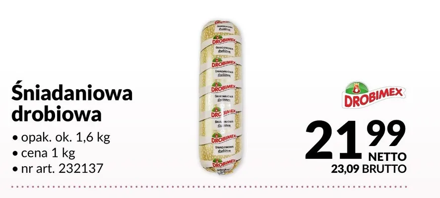 Śniadaniowa drobiowa Drobimex promocja w Makro