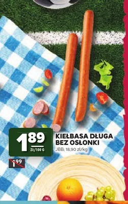 Kiełbasa długa bez osłonki JBB promocja w Stokrotka