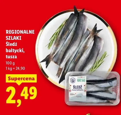 Śledź bałtycki, tusza promocja w Lidl