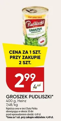 Groszek promocja w Chata Polska