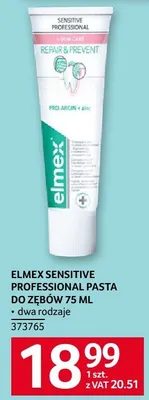 Pasta do zębów Elmex Sensitive Professional 75ml promocja w Selgros