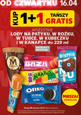 Lody Magnum na patyku promocja w Kaufland