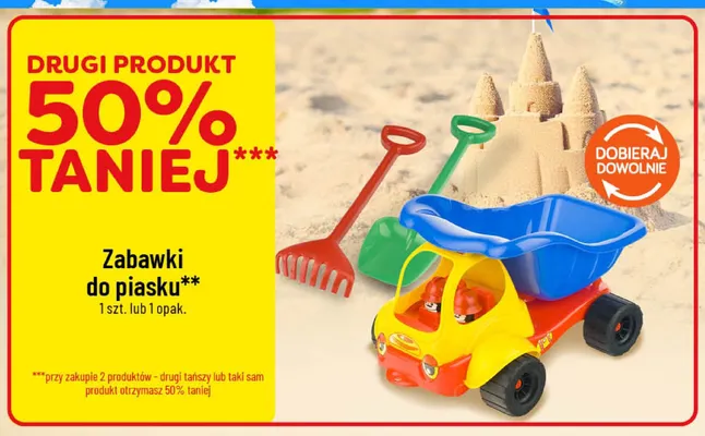 Zabawki do piasku promocja w POLOmarket