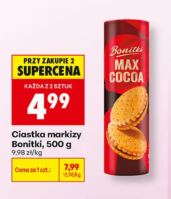 Ciastka markizy Bonitki promocja w Biedronka