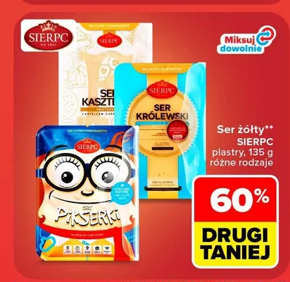 Ser Pikserki Sierpc promocja w Carrefour