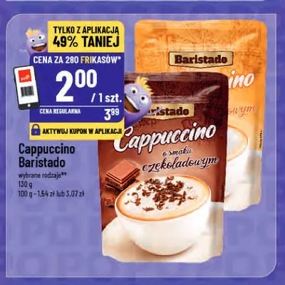 Kawa Cappuccino Baristado o smaku czekoladowym promocja w POLOmarket