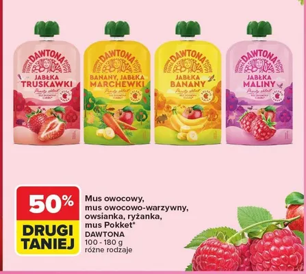 Mus Dawtona Jabłka Banany promocja w Carrefour