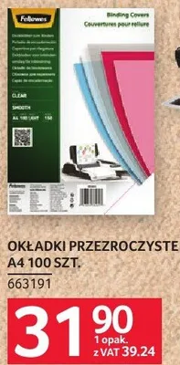 Okładki przezroczyste A4 100 szt. promocja w Selgros