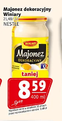 Majonez dekoracyjny Winiary promocja w Prim Market
