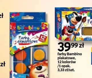 Farby Bambino plakatowe promocja w Empik