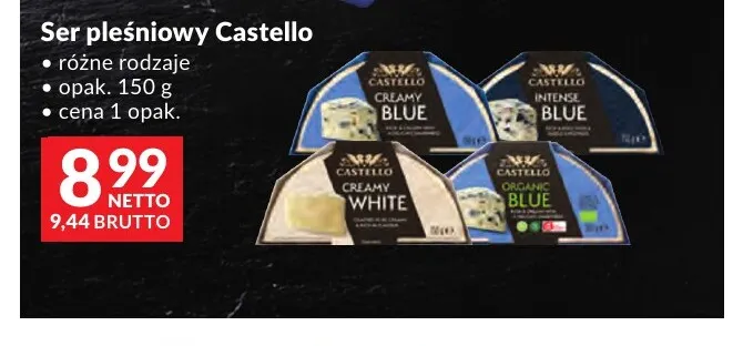 Ser pleśniowy Castello Organic Blue promocja w Makro