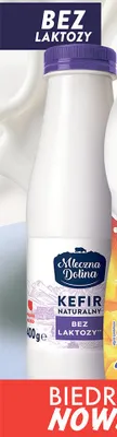 Kefir naturalny Mleczna Dolina 2% promocja w Biedronka