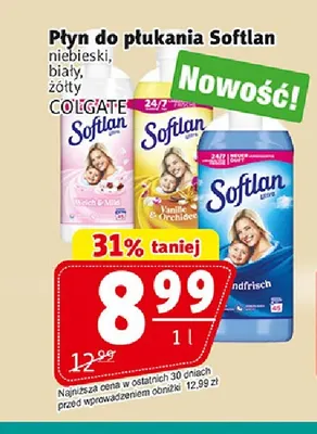 Płyn do płukania Softlan niebieski promocja w Prim Market
