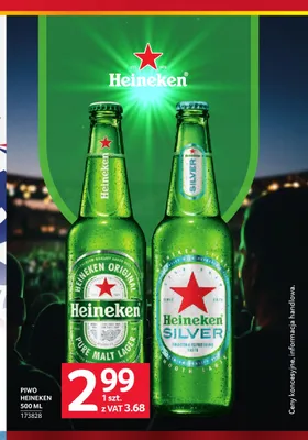 Piwo Heineken Original promocja w Selgros