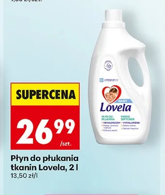 Płyn do płukania tkanin Lovela promocja w Biedronka