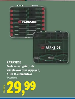 Zestaw szczypiec precyzyjnych Parkside 7 elementów promocja w Lidl