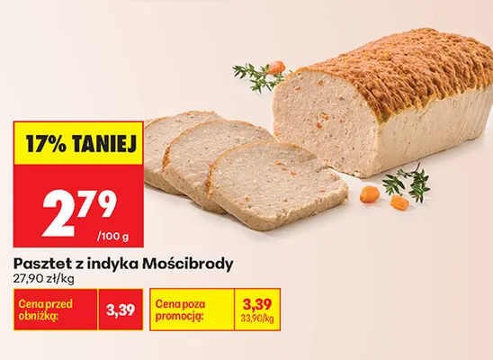 Pasztet z indyka Mościbrody promocja w Biedronka
