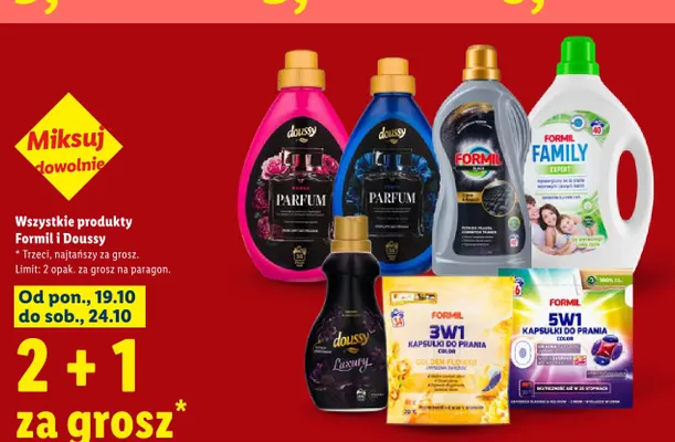 Produkty Formil i Doussy promocja w Lidl