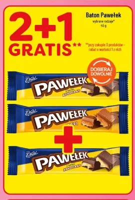 Baton E.Wedel Pawełek Toffi promocja w POLOmarket