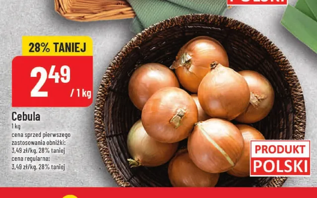 Cebula promocja w POLOmarket
