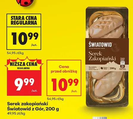 Serek zakopiański Światowid z Gór promocja w Biedronka