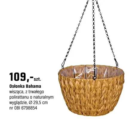 Osłonka Bahama wisząca 29,5cm OBI promocja w OBI
