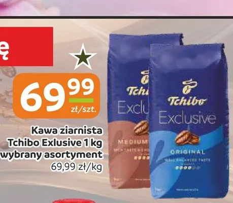 Kawa ziarnista Tchibo Exclusive promocja w Społem Częstochowa