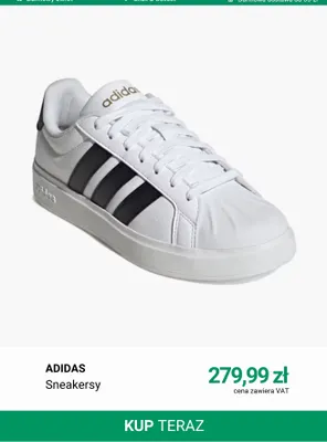 Sneakersy Adidas promocja w Deichmann