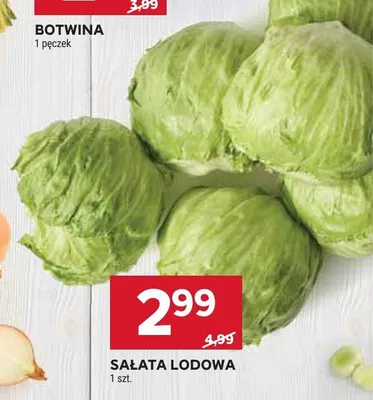 Sałata lodowa promocja w Stokrotka