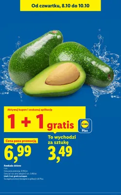 Awokado zielone promocja w Lidl