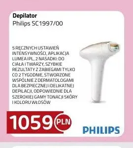 Depilator Philips SC1997/00 promocja w kakto.pl