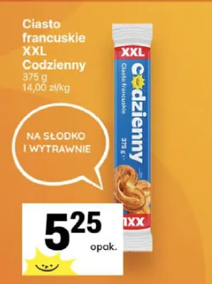 Ciasto francuskie XXL Codzienny promocja w Delikatesy Centrum
