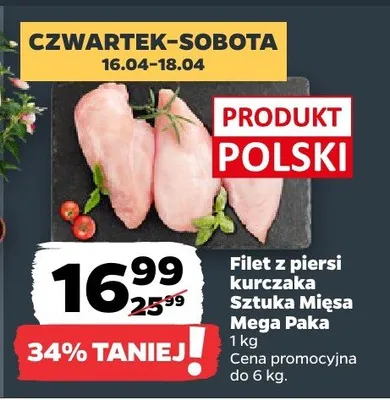 Filet z piersi kurczaka promocja w Netto