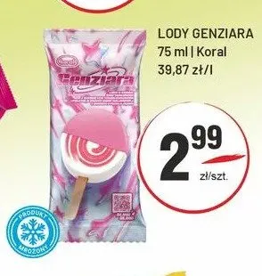 Lody Genziara promocja w Sedal