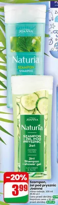 Szampon żel pod prysznic Joanna Naturia promocja w Dino