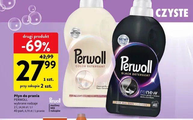 Płyn do prania Black Perwoll promocja w Intermarche
