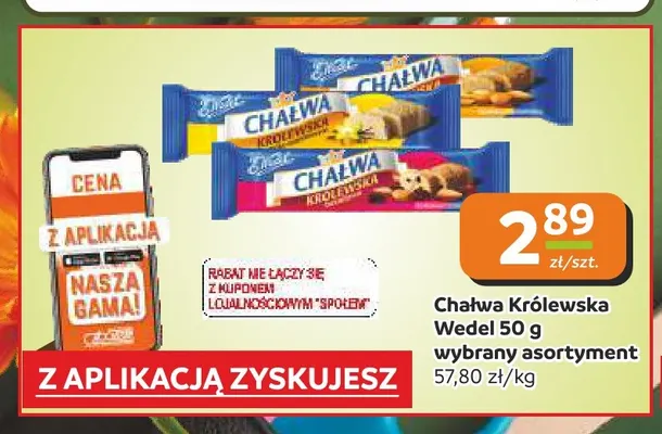 Chałwa Królewska E.Wedel promocja w Społem Częstochowa