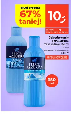 Żel pod prysznic Felce Azzurra Original promocja w Dealz
