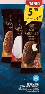 Lody Grand (cały asortyment) promocja w Arhelan