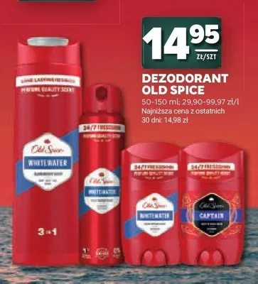 Dezodorant w sztyfcie Old Spice Whitewater promocja w Stokrotka