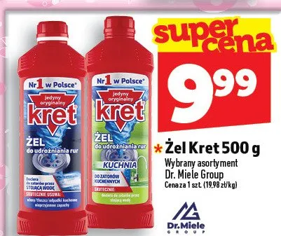 Żel Dr. Miele Group promocja w TOPAZ