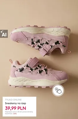 Sneakersy na rzep promocja w Sinsay