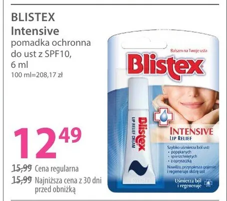 Pomadka ochronna do ust z SPF10 Intensive promocja w Hebe